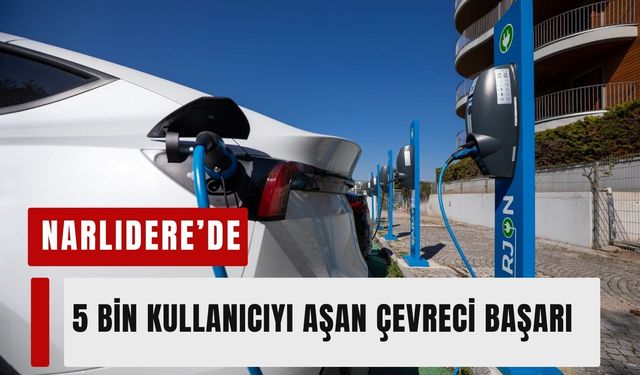 Narlıdere’de 5 bin kullanıcıyı aşan çevreci başarı