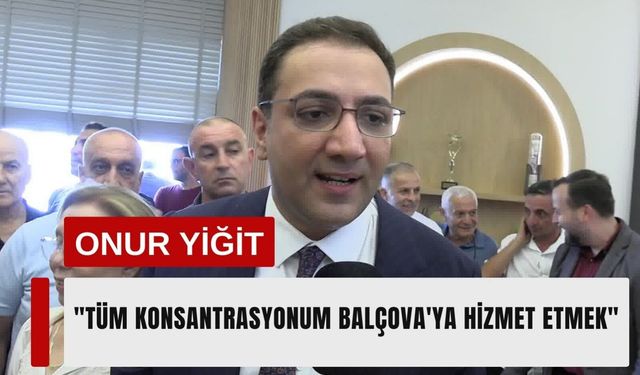 Balçova Belediye Başkanı Onur Yiğit Yeni İzmir TV mikrofonlarına konuştu