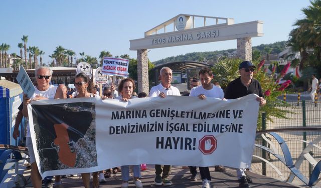 Sığacık’ta marina projesine tepki büyüyor