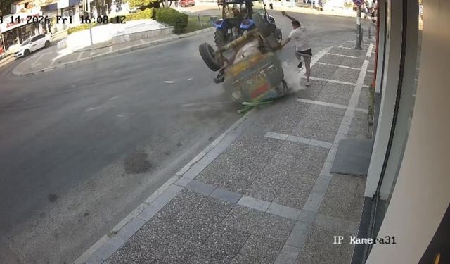 Buca’da korku dolu anlar: Tanker savruldu!