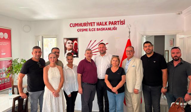 CHP İzmir İl Başkanı Utku Gümrükçü’den Çeşme mesaisi