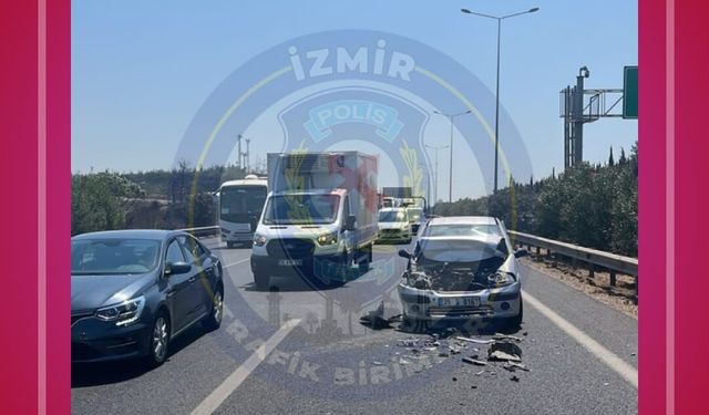 İzmir otoyolda trafik kazası
