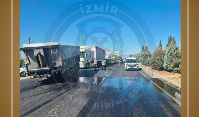 Ankara Caddesi’nde trafik kilitlendi: Yola yağ döküldü