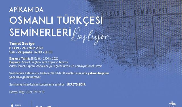 İzmir’de Osmanlı Türkçesi seminerleri başlıyor!