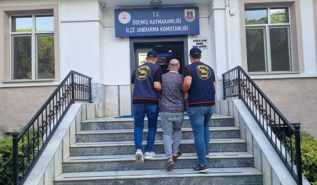 Ödemiş'te aranan hükümlüye operasyon!