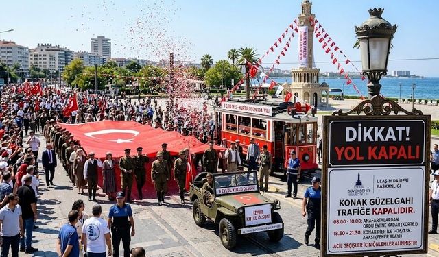 İzmir’de 9 Eylül alarmı: Bu yollar kapanacak