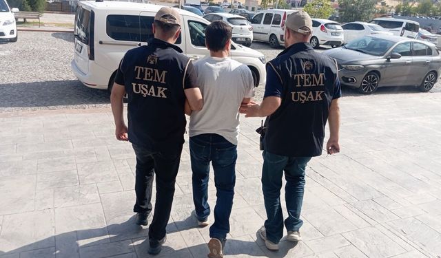 Uşak’ta aranan FETÖ hükümlüsü yakayı ele verdi