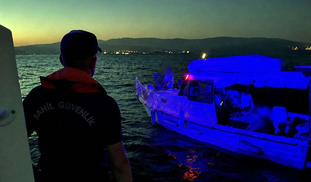 Milas açıklarında motor arızası paniği! 2 kişi kurtarıldı
