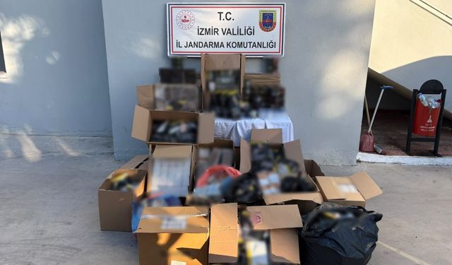 İzmir’de kaçak tütün operasyonu