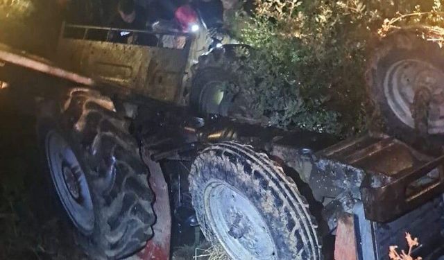 Kiraz’da traktör faciası: Sürücü altında kaldı!