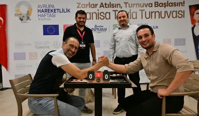 Avrupa Hareketlilik Haftası’nda Manisa’da tavla heyecanı