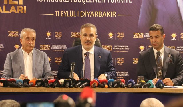 Fidan’dan Diyarbakır’da 'çok güzel günler' mesajı