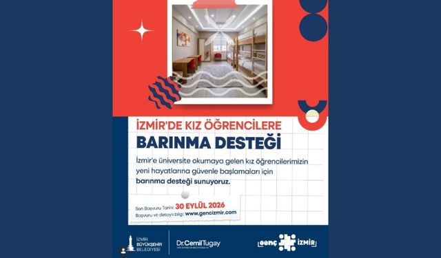 İzmir’de kız öğrencilere barınma desteği
