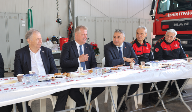 Başkan Balkan, İtfaiye Haftası’nda itfaiye personeliyle buluştu