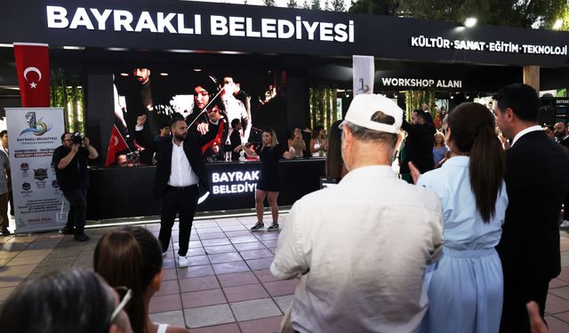 Bayraklı’nın kültür, sanat ve spor etkinlikleri fuara damga vurdu