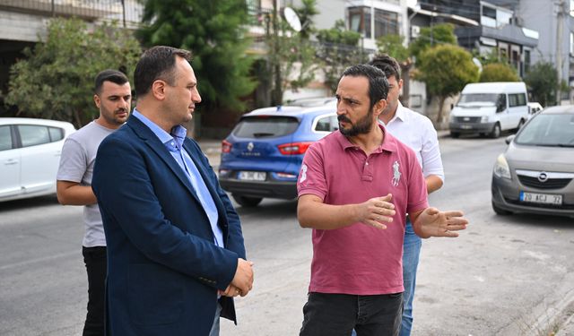 Bornova’da iki noktaya merdiven