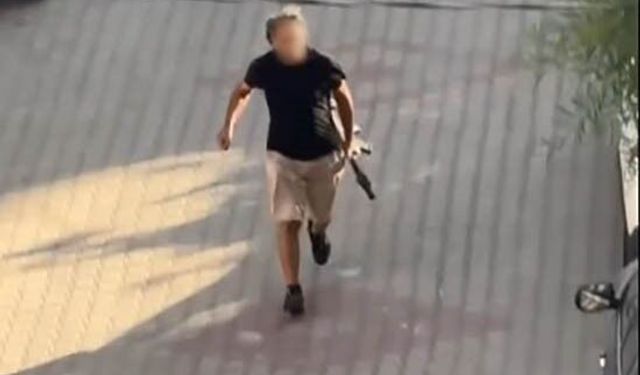 Buca’da pompalı tüfekli saldırgan mahalleyi ayağa kaldırdı