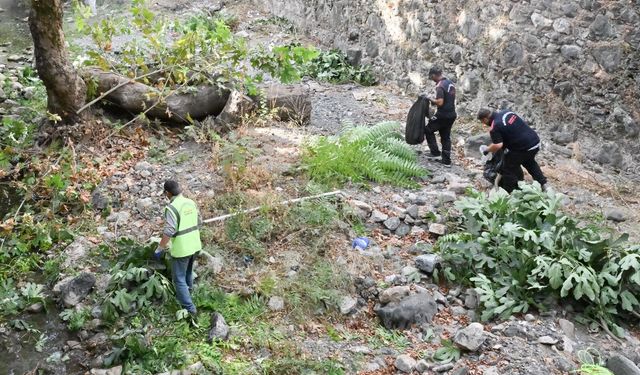 Çaybaşı Deresi’nde kış öncesi kapsamlı temizlik