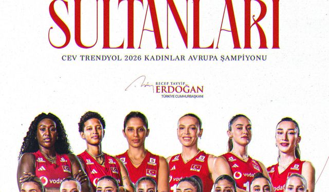 Erdoğan’dan Avrupa şampiyonu Filenin Sultanları’na tebrik