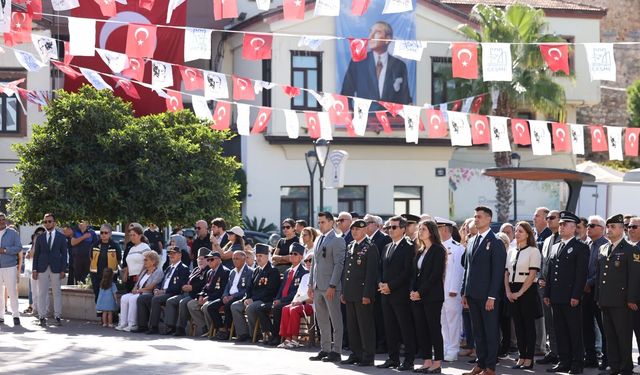 Çeşme’de 19 Eylül Gaziler Günü törenle kutlandı