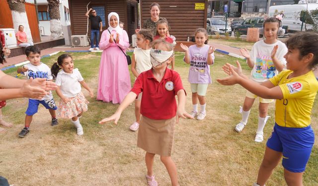 Seferihisarlı çocuklar sokak oyunlarını yeniden keşfetti