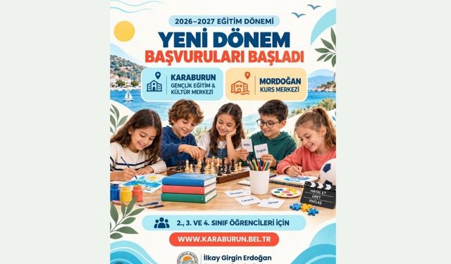 Karaburun’da yeni dönem eğitim başvuruları başladı