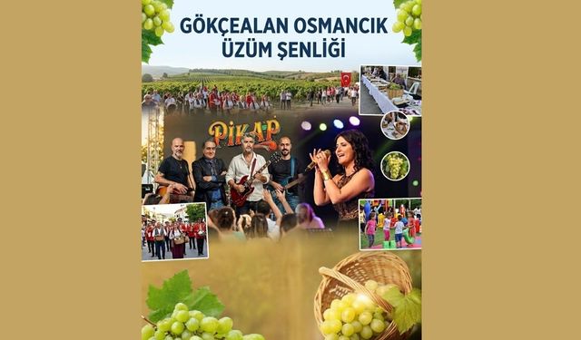 Gökçealan'da üzümün bereketi kutlanıyor