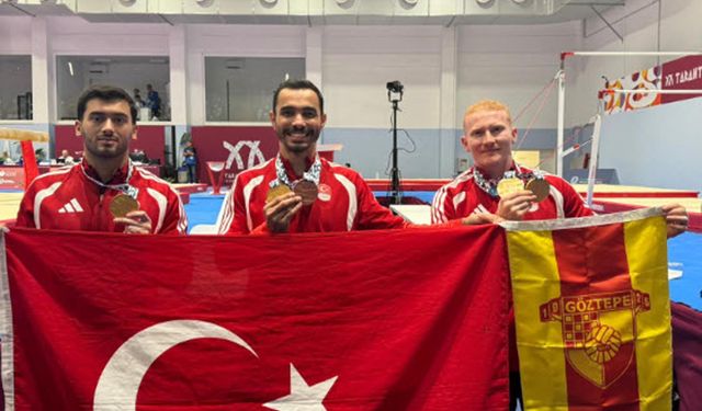 İzmirli cimnastikçilerden Akdeniz Oyunları’nda madalya yağmuru