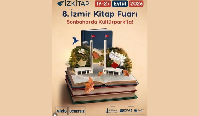8. İzmir Kitap Fuarı kapılarını açmaya hazırlanıyor