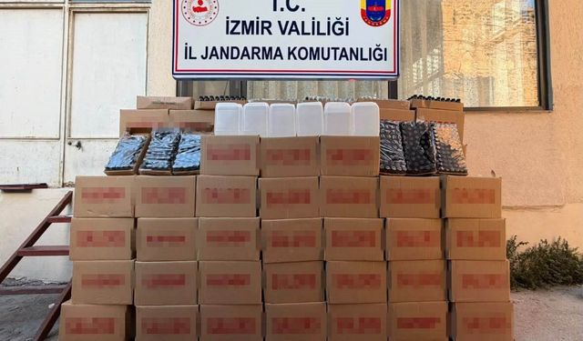 İzmir’de kaçak alkol operasyonu