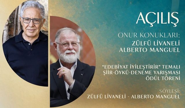 Edebiyatın ustaları Manguel ve Livaneli İzmir’de buluşuyor