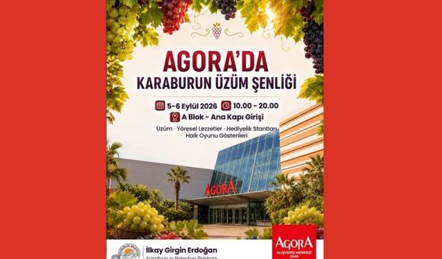 Agora’da Karaburun Üzüm Şenliği heyecanı başlıyor