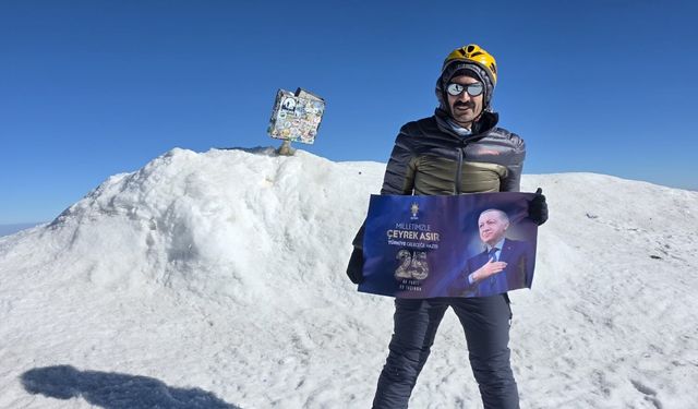 AK Partili Kişili’den 5 bin 137 metrede anlamlı mesaj!