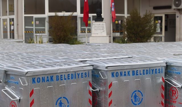 Konak’ta 200 yeni konteyner daha!