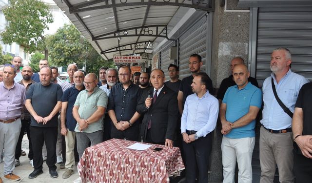 Salihli’de kuyumcu soygunu girişiminin ardından esnaf kepenk indirdi