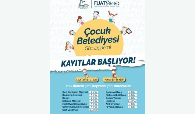 Seferihisar Çocuk Belediyesi’nde güz dönemi kayıtları başlıyor