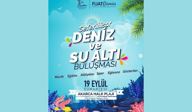 Seferihisar’da deniz ve su altı buluşması heyecanı