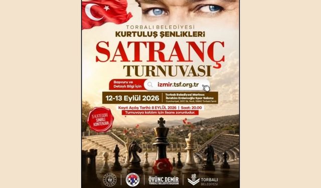 Torbalı’da Kurtuluş Şenlikleri Satranç Turnuvası heyecanı
