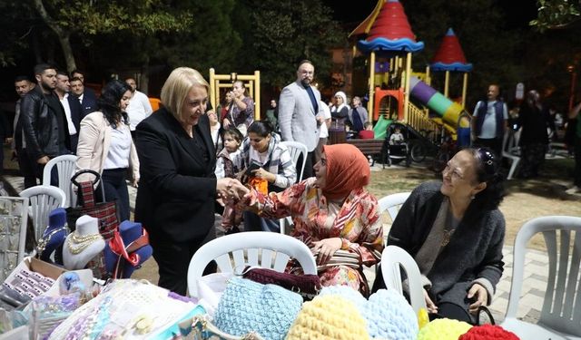 Menderes’te kadınlar Şalvar Gecesi’nde bir araya geldi