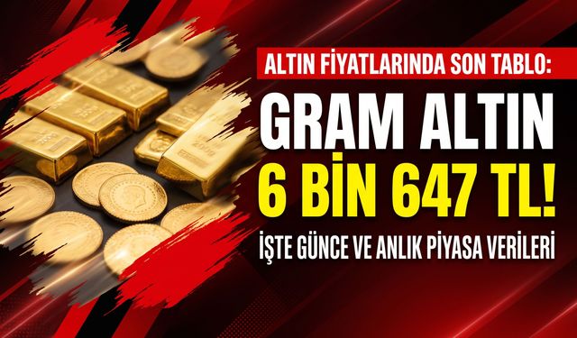 Altın fiyatları belli oldu! İşte günün rakamları!