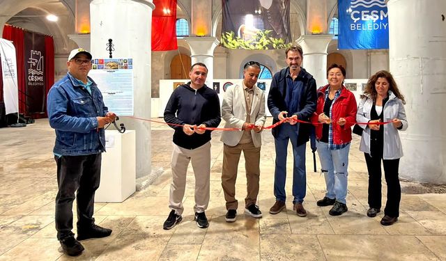 Mitolojiden Ege manzaralarına uzanan sergi Çeşme’de