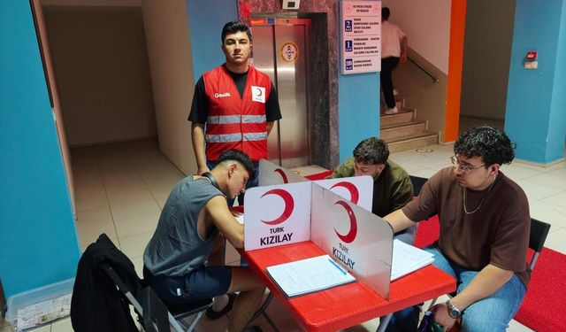 Aydın’da yurtta kan bağışı etkinliği düzenlendi