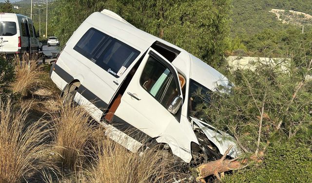 Bodrum’da makas atan sürücü kazaya neden oldu