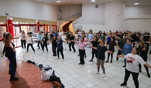 Bucalı kadınların yeni buluşma noktası spor