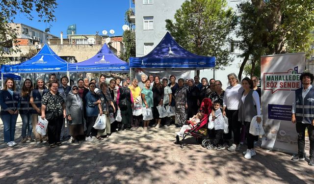 İzmir’de 'Mahallede Söz Sende' buluşması Bornova’da