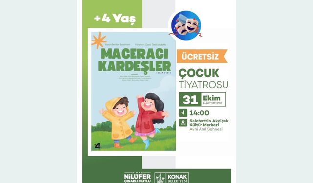 Konak’ta çocuklara ücretsiz tiyatro keyfi