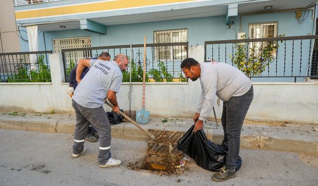 Gaziemir’de yağmur suyu kanalları kışa hazırlanıyor