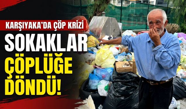 Karşıyaka’da çöp manzaraları tepki çekti