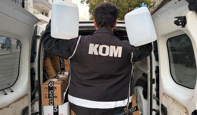 İzmir'in 5 ilçede kaçakçılık operasyonu: 1 gözaltı!