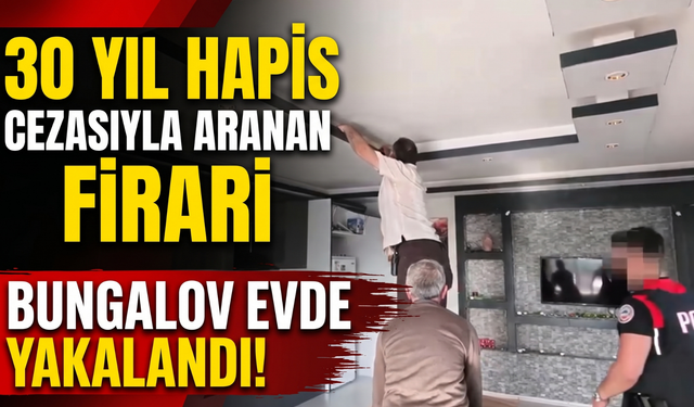 16 dosyadan aranıyordu! Torbalı’da bungalov evde yakalandı!